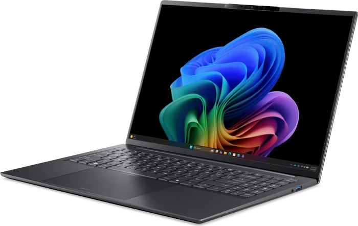 Acer Swift Go 16 AI OLED SFG16-I71-96HQ, Titanium Gray, Core Ultra 9 386H, 16GB RAM, 512GB SSD, DE