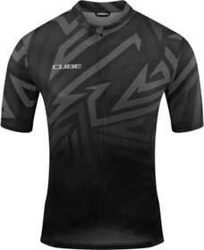 Cube ATX CMPT Full-Zip Trikot kurzarm schwarz/grau (Herren)