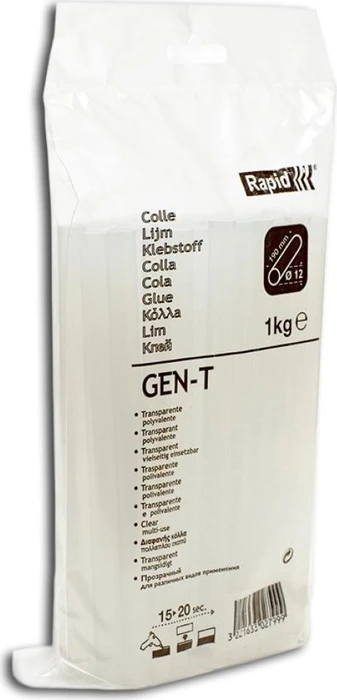 Rapid Gen-T Heißklebepatronen transparent, 12x190mm, 50 Stück