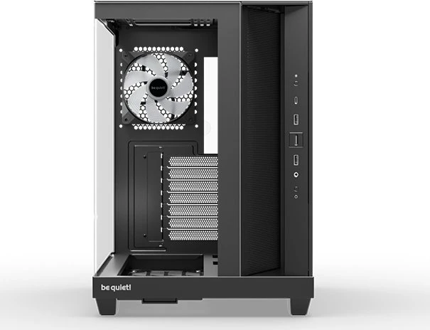be quiet! Light Base 500 LX Black, schwarz, Glasfenster