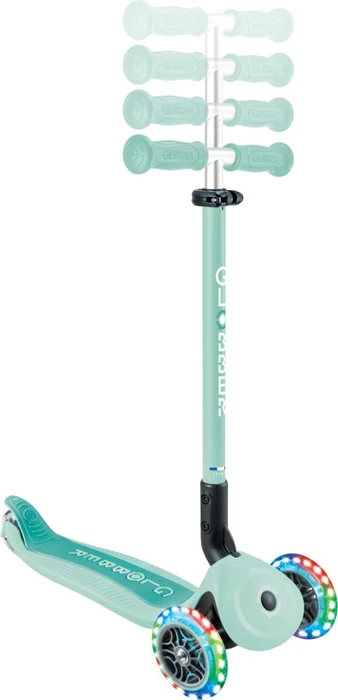 Globber Go Up Active Lights 360° Kickboard mint