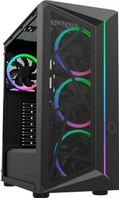 Cooler Master CMP 510, schwarz, inkl. 4x Lüfter, Lüfter LED ARGB, Glasfenster