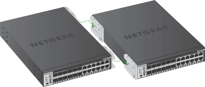 Netgear ProSAFE M4300 Desktop 10G Managed Switch, 12x RJ-45, 12x SFP+