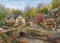 Schmidt Spiele Thomas Kinkade Sommer in Cobblestone Village Vorschaubild