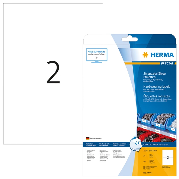 Herma Folienetiketten