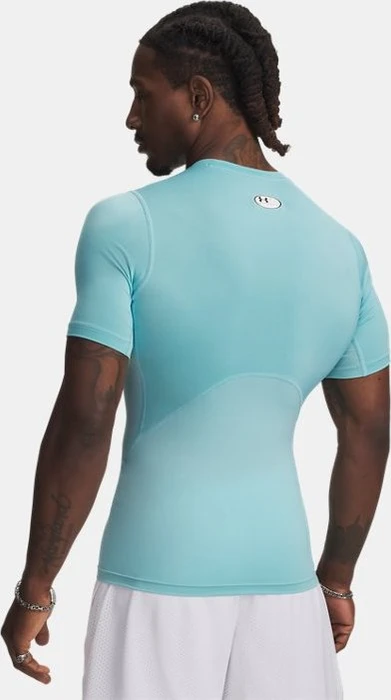 Under Armour HeatGear Armour Funktionsshirt kurzarm blue haze/white (Herren)