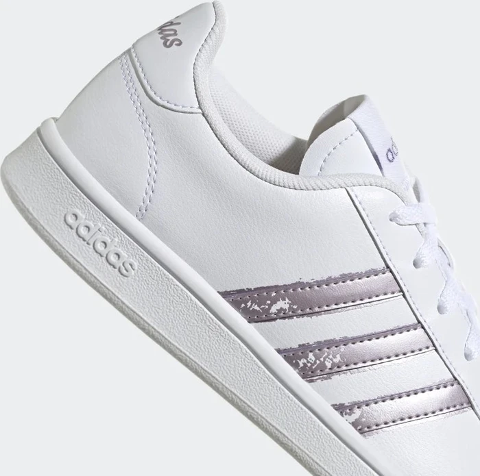 adidas Grand Court Base Beyond cloud white/matt purple met. (Damen)