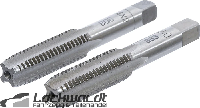 BGS technic Gewindebohrer mit Vor- und Fertigschneider, M14, 2 Stück