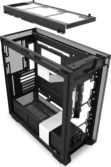 NZXT H710, weiß, Glasfenster