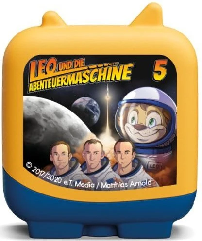 tonies Pocket Tonie Leo und die Abenteuermaschine - Leo und die Mondlandung