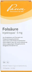 Folsäure Injektopas 5mg Injektionslösung, 10ml (10x 1ml)