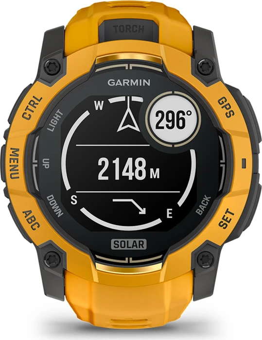 Garmin Instinct 3 Solar 50mm sunburst/grey