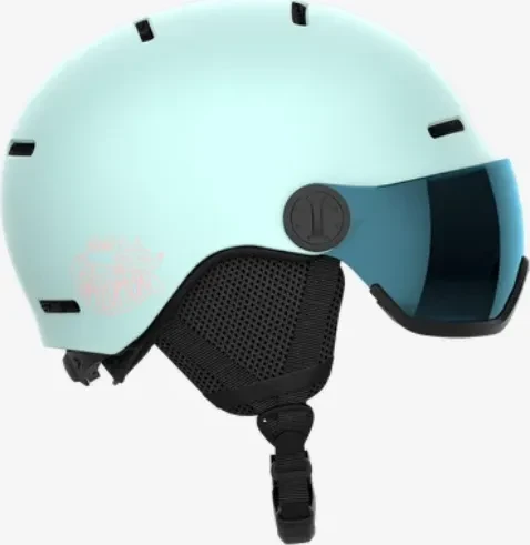 Salomon Orka Visor Helm bleached aqua (Junior)