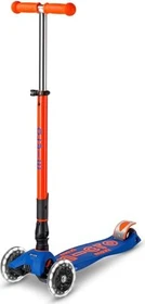 Micro Maxi Micro Deluxe Foldable Neon LED Kickboard blaze orange