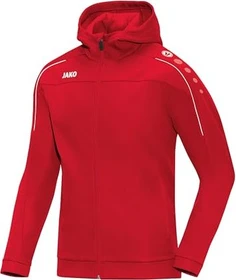 Jako Classico Kapuzen Trainingsjacke rot (Damen)