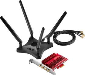 ASUS PCE-AC88, 2.4GHz/5GHz WLAN, PCIe x1