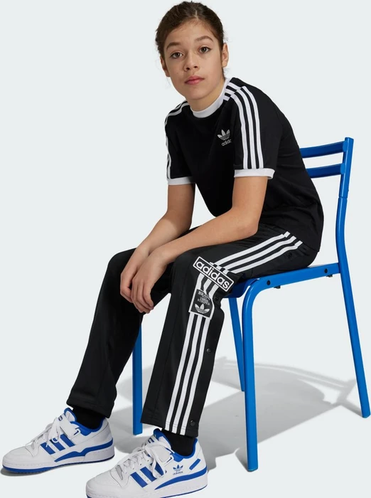 adidas Adibreak Trainingshose lang schwarz/weiß (Junior)