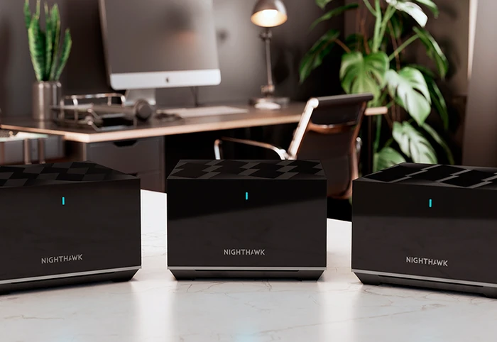 Netgear Nighthawk Mesh Wi-Fi 6 System MK83, AX3600, Router und 2x Repeater Set, 3er-Bundle