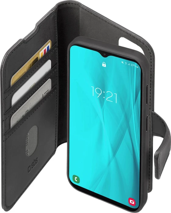 SBS Mobile Duo Mag Wallet für Samsung Galaxy A13 5G schwarz
