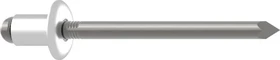 Gesipa Stahl/Stahl Flachrundkopf Blindniete 4.8x10mm, 500 Stück