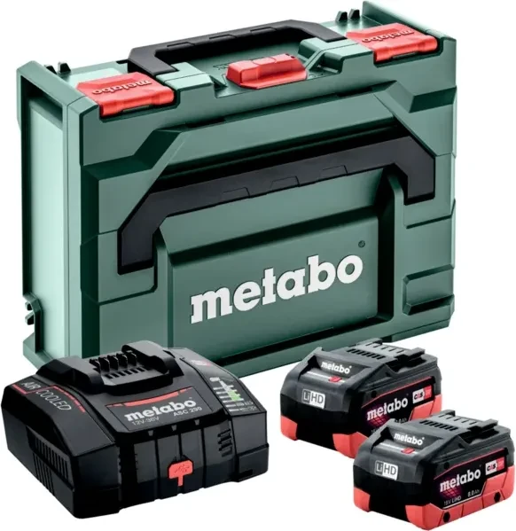 Metabo Starterset 18V, 8.0Ah, Li-Ionen/LiHD, 2 Akkus [16.0Ah] [288Wh]