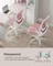 Songmics Bürostuhl ergonomisch mit Amrlehnen, pastellrosa Vorschaubild