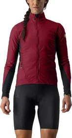 Castelli Unlimited Puffy Fahrradjacke bordeaux/black/brilliant pink (Damen)