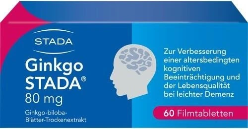 Stada Ginkgo Stada 80mg Filmtabletten, 60 Stück