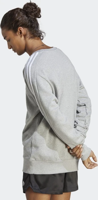 adidas Essentials French Terry 3-Streifen Sweatshirt medium grey heather (Herren)