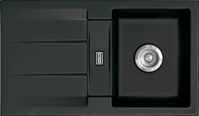 systemceram Genea 87 F Einbau Becken reversibel nigra