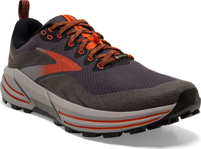Brooks Cascadia 16 GTX black/ebony/cinnabar (Herren)