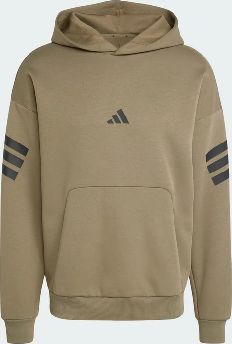 adidas Future Icons 3-Streifen Hoodie olive strata (Herren)