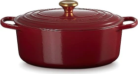 Le Creuset Signature Gusseisen Bräter oval 40.4x25.7cm 6.3l garnet