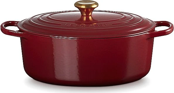 Le Creuset Signature Gusseisen Bräter oval 31cm 6.3l garnet