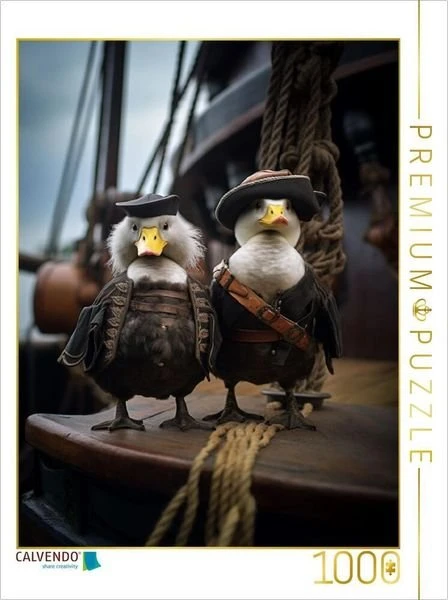 Calvendo Piraten Landeplatz: Piratenvögel an Deck