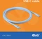 Club 3D USB4 Kabel, 20Gb/s, 240W PD EPR, USB-C Stecker auf USB-C Stecker, 2m, blau Vorschaubild