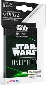 Gamegenic Star Wars: Unlimited - Art Sleeves Card Back Green, 60 Stück