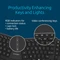 Kensington Pro Fit Ergo KB675 EQ TKL Wireless, schwarz, USB/Bluetooth, US Vorschaubild