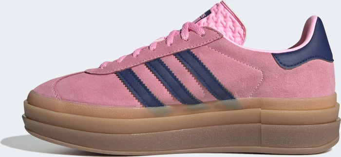 adidas Gazelle Bold pink glow/victory blue/gum (Damen)