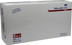 Hartmann Peha-soft Nitrile white powderfree Einweghandschuhe S, 200 Stück