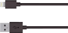 MediaRange Lade- und Datenkabel USB 2.0 auf Apple Lightning Stecker 1.0m schwarz