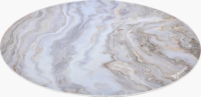 Arozzi Zona Bodenschutzmatte, White Marble, rund, weich