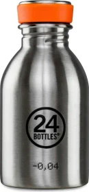 24Bottles Urban Color and Pattern Trinkflasche 250ml brushed steel