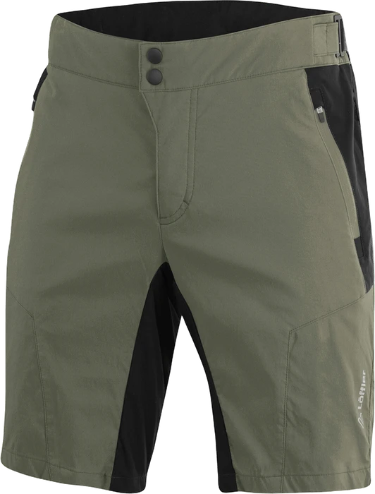 Löffler Evo CSL Fahrradhose kurz olive (Herren)