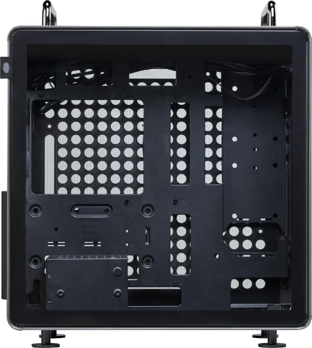 Cooler Master Qube 540 Stardust Iron, schwarz, Glasfenster