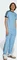 adidas 3-Streifen T-Shirt kurzarm ash blue (Junior) Vorschaubild