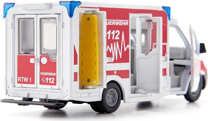 SIKU Super Mercedes-Benz Sprinter Miesen Typ C Rettungswagen