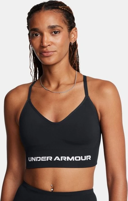 Under Armour Vanish Seamless Low Sport-BH schwarz/weiß (Damen)