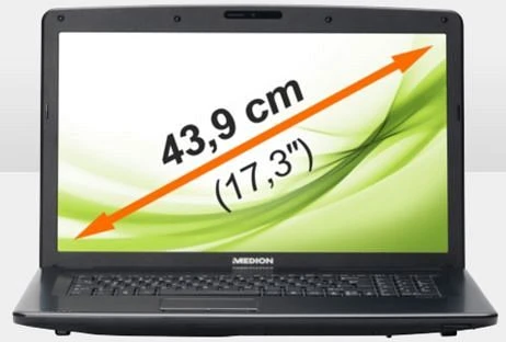 Medion Akoya E7221, Pentium 2020M, 4GB RAM, 500GB HDD, DE