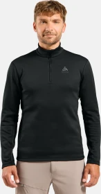 Odlo Berra Mid Layer Half Zip Funktionsshirt langarm schwarz (Herren)